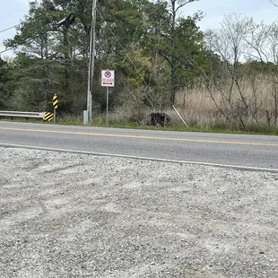 Other side of the busy road. Someone was fishing on the other side. 4/2022