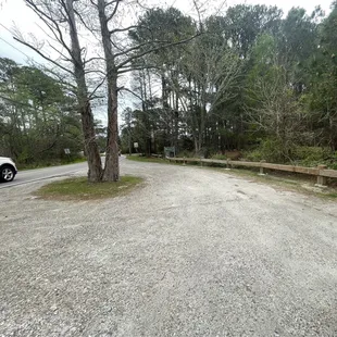 The parking area  off the road side 4/2022