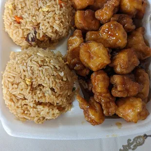 Honey Chicken.