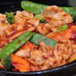 a bowl of food