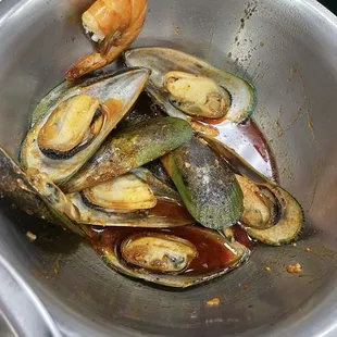 Mussels in farmer style sauce