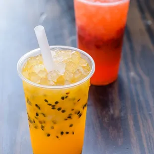 Nuoc Chanh Day - Passion Fruit juice / Nuoc Chanh Dau - Strawberry Lemonade