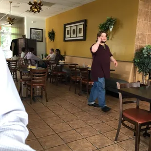 Lots of space at lunch