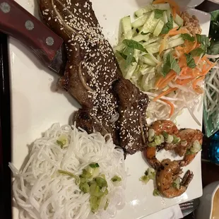 L11. GRILLED ENTREES - Choice of two proteins