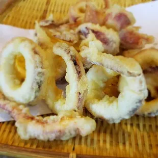 The fried calamari