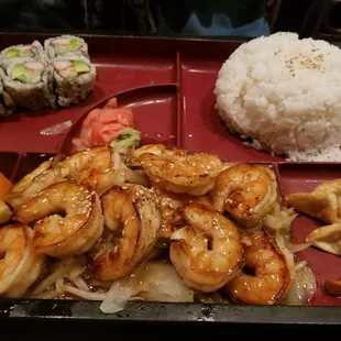 Teriyaki Shrimp Bento Box