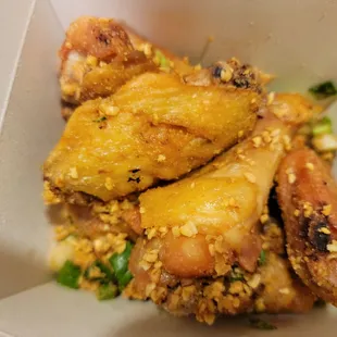 Garlic Black Pepper Chicken Wings