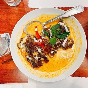 Crispy Duck With Panang