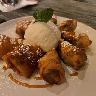Crispy Banana Spring Rolls