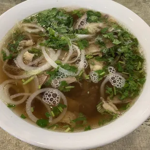 Pho P8. Slices of well-done brisket and skirt flank (Chin, Nam, ve Don).