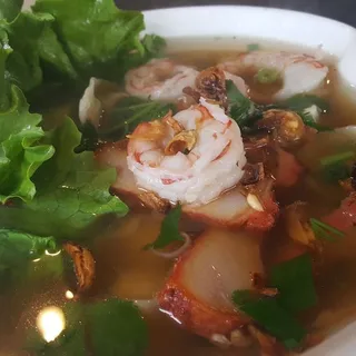 N3 Mi Hoanh Thanh Xa Xiu Wonton & BBQ Pork Egg Noodle Soup