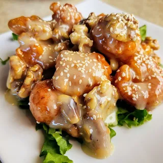 Honey Walnut Prawns