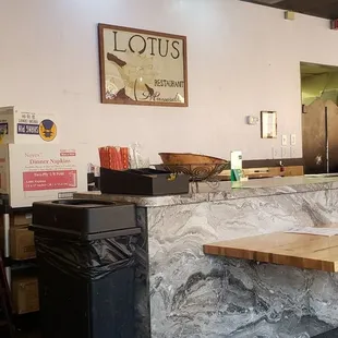 interior, sushi and sashimi