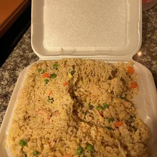 The fried rice that made me  poop!!!