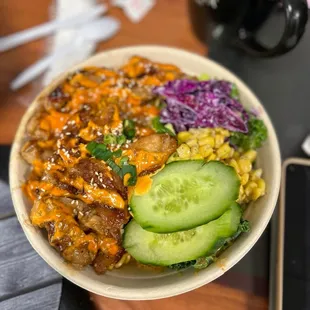 Chicken teriyaki bowl