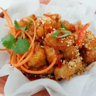Pad Thai Popcorn Chicken