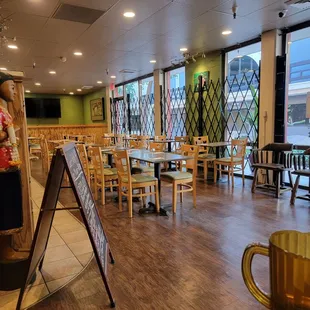 Just opened at 11:AM