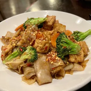 Pad See Ew with Tofu $11.95