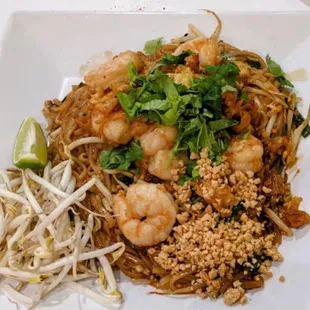 Our signature dish Pad Thai wish tamarind and palm sugar