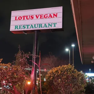 Sign out front