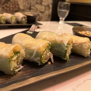 Veggie tofu egg roll