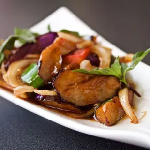 Eggplant in Garlic Sauce