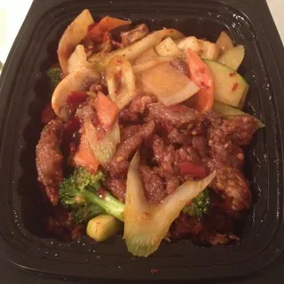 Szechuan Spicy Beef with Vegetables