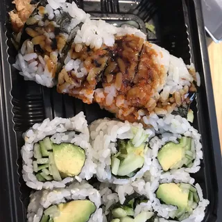 Avocado and Cucumber Maki