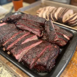 Smoked Spare Ribs and Turkey Breast