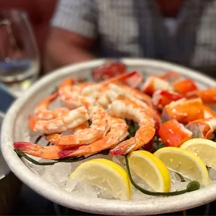 Great seafood! Wild Jumbo Mexican Shrimp and King Crab Nuggets!