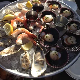 $1 oysters $2 scallops $3 shrimp cocktail