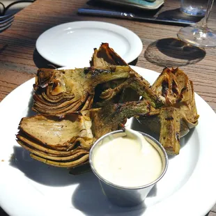 Grilled artichoke