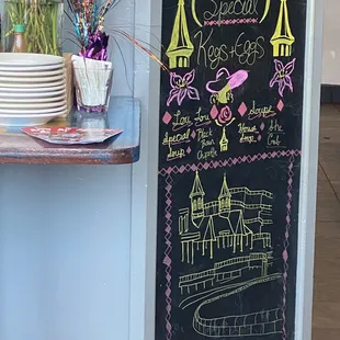 Entry display for Oaks Day