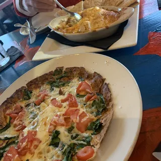 Spinach and Tomato Lavash