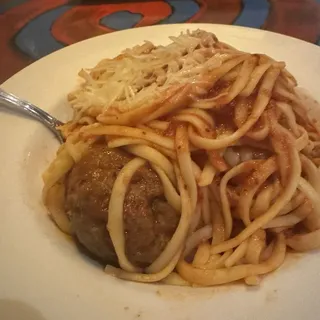 Linguini and Meatballs