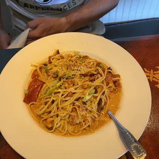 Cajun Crawfish Linguine