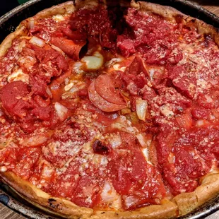pizza, food