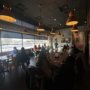 Semi or Private Dining Space - available AV for private dining rentals