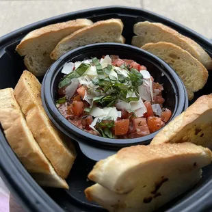 Bruschetta appetizer