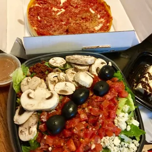 Salad &amp; Pizza