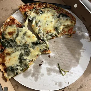 Thin Crust Spinach