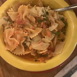 Bowtie Pasta with Lou's Sausage