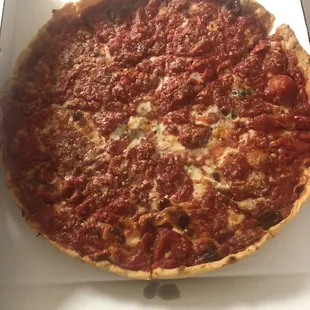 Deep Dish Spinach Pizza