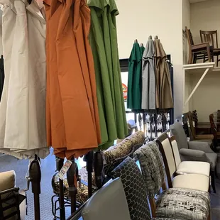 Blocking the sun on a master bedroom on the west side with a large patio outside the sliding glass door. Will likely keep it simple...