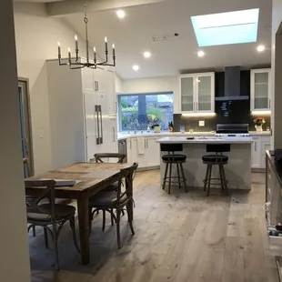 Kitchen and dining room