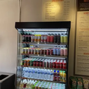 Drink menu