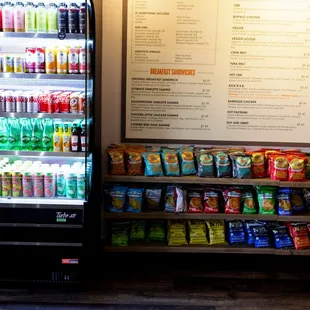 chips and drinks