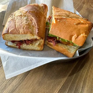 Hot Pastrami Sandwich