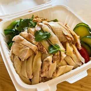 Poached Chicken Rice