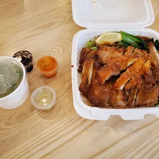 Lemon Fried Chicken Rice